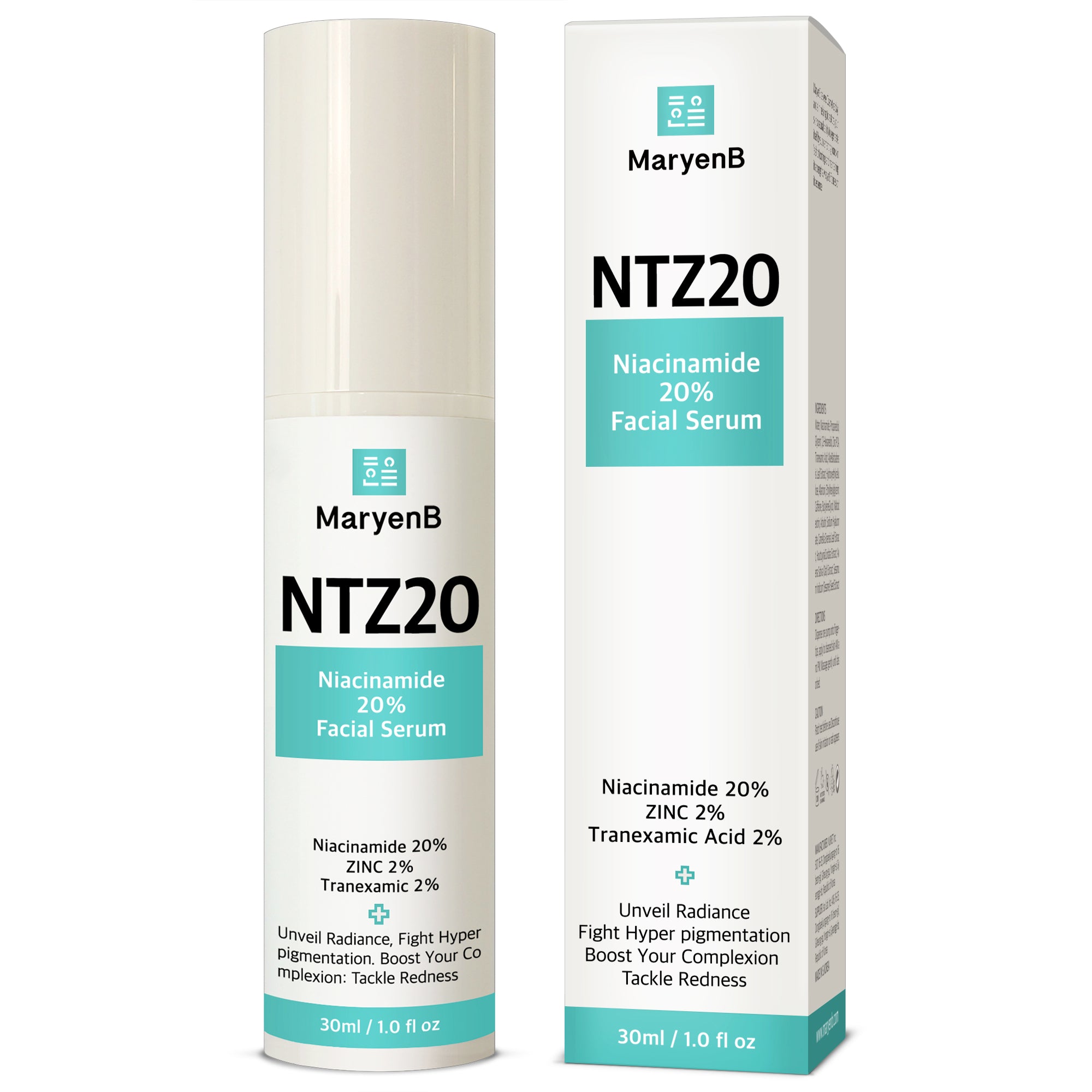MaryenB NTZ20 Niacinamide 20% Pore Minimizer Serum 2 Fl Oz - Oil Control